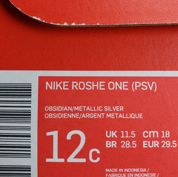 New Nike Roshe One Blue Pink Girls Sneakers - Picture 9 of 11